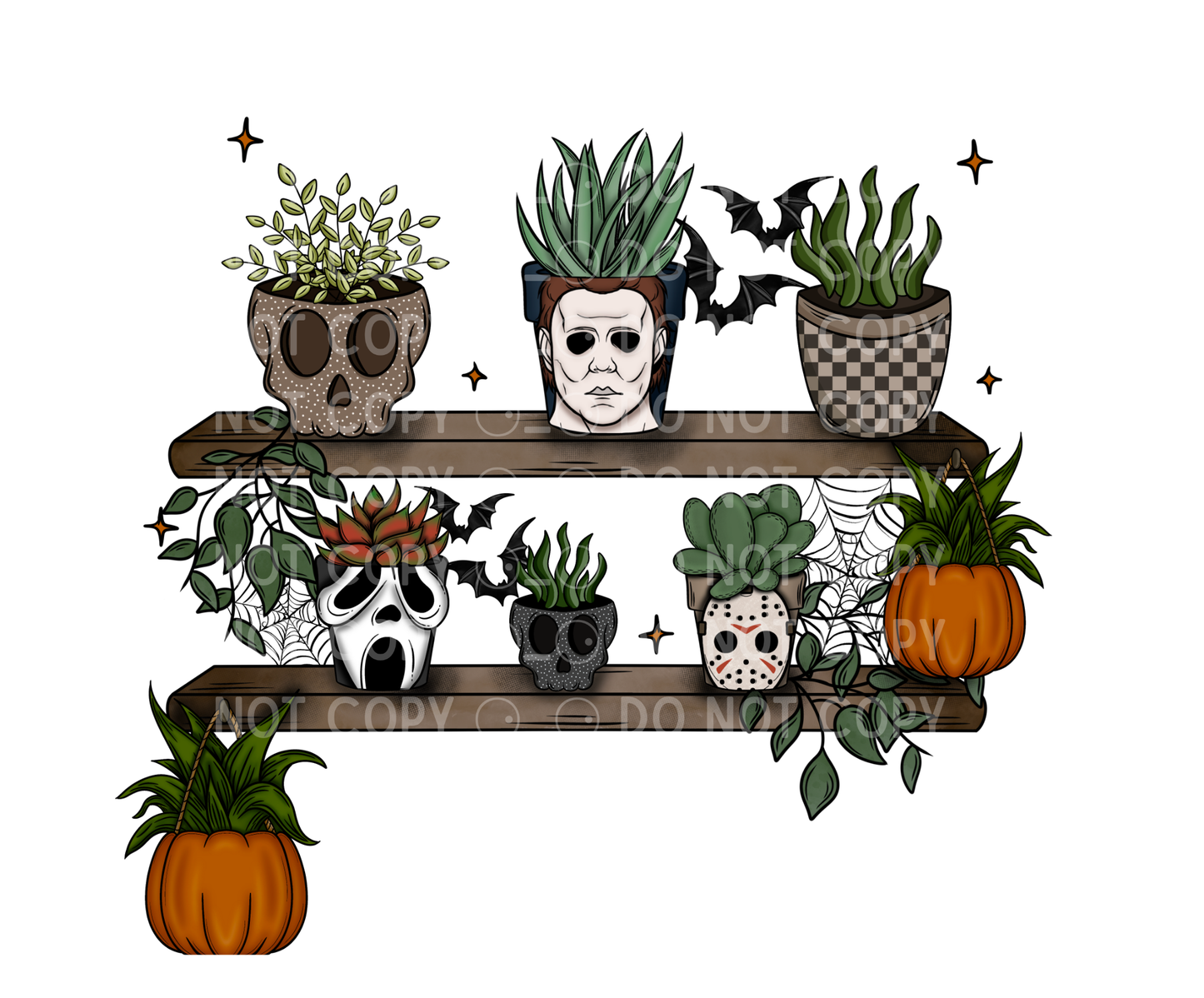 Haunted Houseplants | Spooky Shelf Graphic Tee