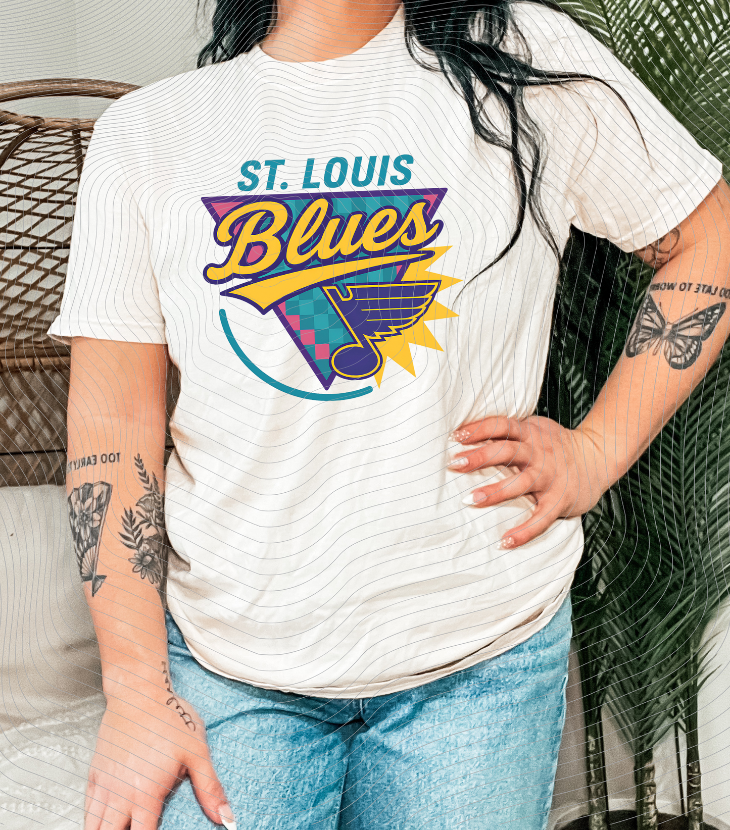 STL Blues Retro Tee