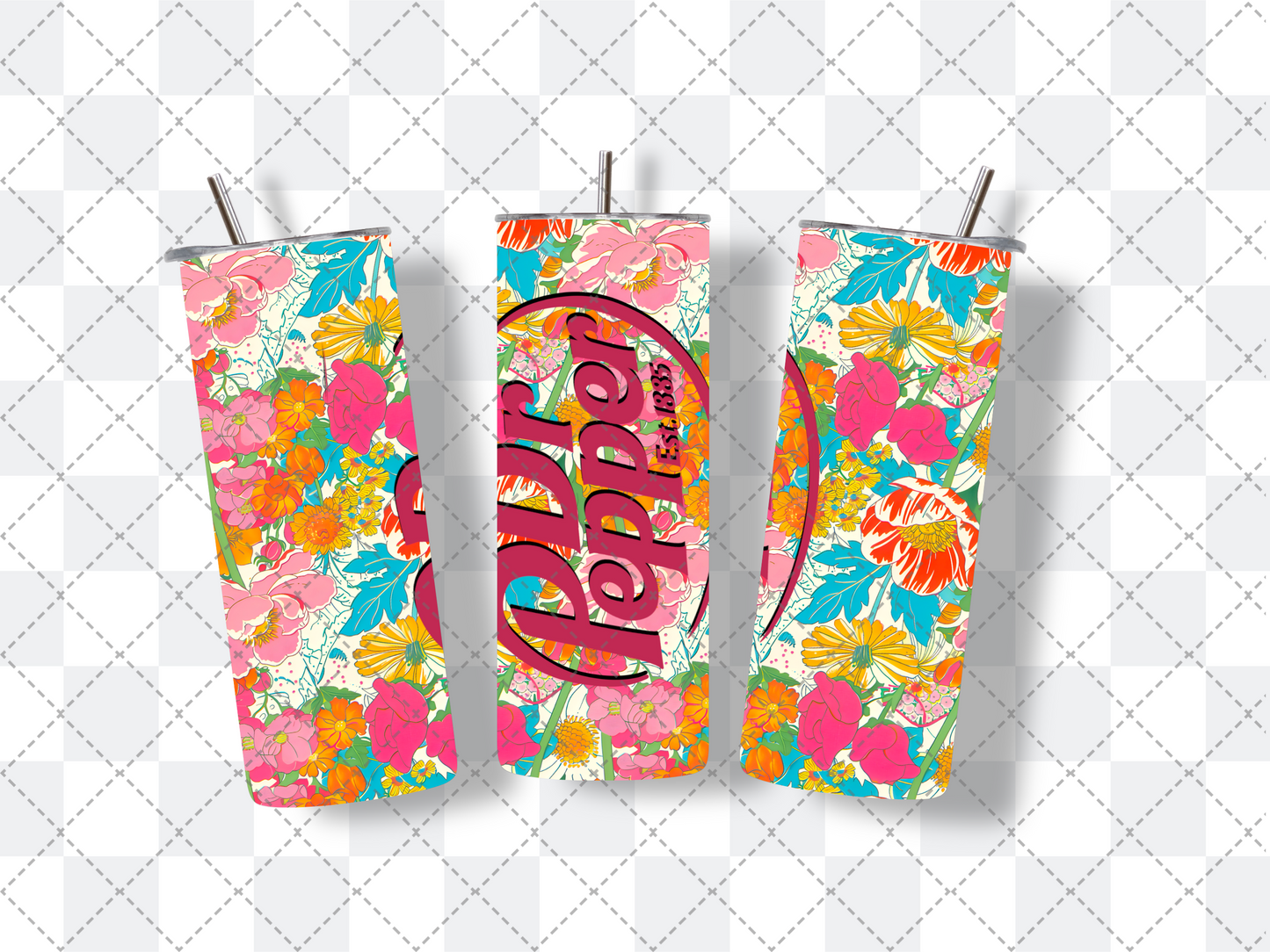 Floral Sodie Tumbler | 20 oz