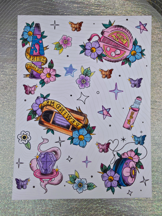 90's Nostalgia Tattoos X PixelCass