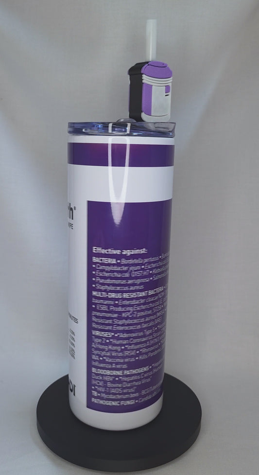 Purple Sani-Cloth Inspired Tumbler